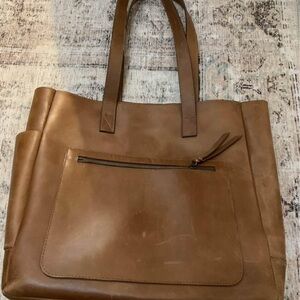 ABLE Phoebe Soft Tote in Whiskey Color